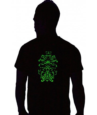 TRIBESMEN Glow in the Dark Tribal Men's T-Shirt